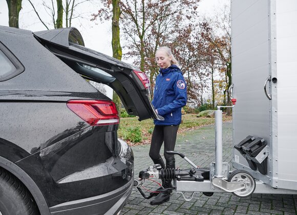 Böckmann Mehrwerte Pferdeanhänger Traveller - Ungehinderter Kofferraumzugang