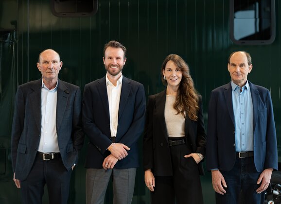 Portrait Stella, Justus, Klaus und Gilbert Böckmann