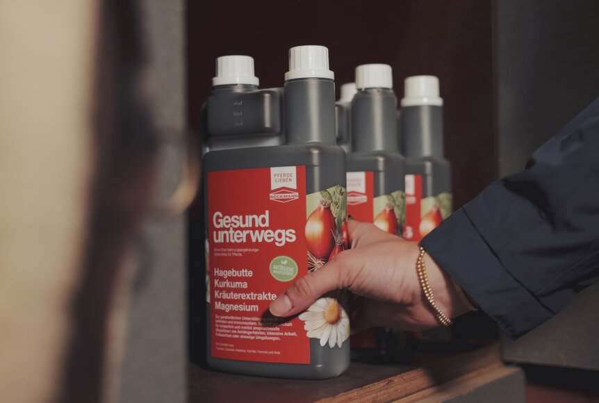 Das Futterergänzungsmittel Gesund unterwegs von Böckmann