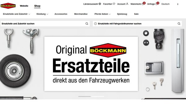 Header Böckmann Online Shop